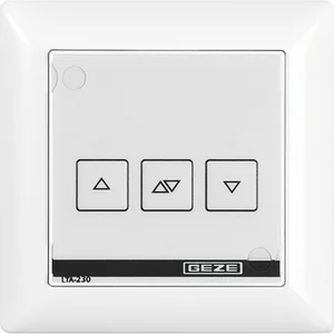 GEZE Lüftertaster LTA-230, für E 212 R und E 205, 230 V, Kunststoff weiß