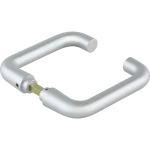 DORMA-Glas Drückerpaar 10.301, 8 mm, silber eloxiert