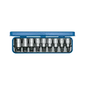 GEDORE Schraubendreher-Einsatz-Satz INX19PM 1/2"vierkant 9-teilig