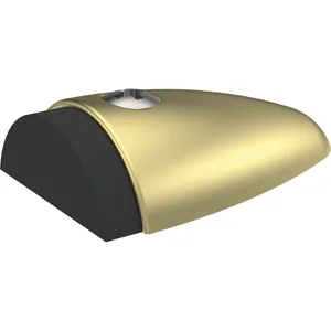KWS Bodentürpuffer 2092, 90 x 60 x 25mm, Aluminium messingfärbig eloxiert
