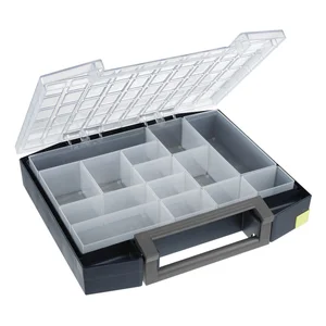 RAACO Sortimentkoffer Boxxser 80 5x10-14 Einsätze 361 x 421 x 78 mm