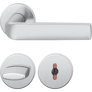 FSB Drückergarnitur 12 1267 ASL auf Rosette WC, Edelstahl matt