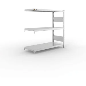 META Steck-Anbauregal 1025 x 1000 x 400 mm 3 Fachböden 150 kg