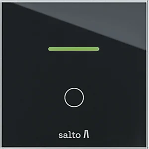 SALTO Wandleser Glas Mifare XS4 90 x 90 x 30 mm Glas 4 mm schwarz