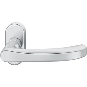 FSB FH-Rahmentürdrücker 09 1043 Hochhaltefeder B ovale Rosette Edelstahl matt
