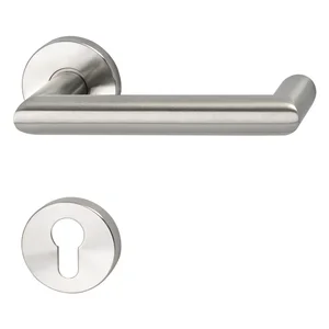 SOLIDO Drückergarnitur SYLT - auf Rosette PZ, 38 - 45, Edelstahl matt