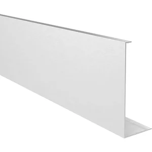 ECONOMY Abdeckprofil gerade, 5000 mm, Aluminium silber eloxiert