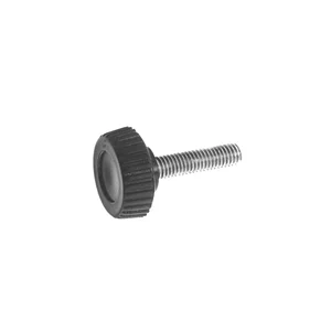 Rändelschraube PA M 6 x 10 schwarz