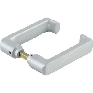 DORMA-Glas Drückerpaar 10.314, 8 mm, silber eloxiert