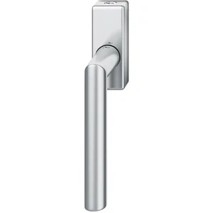 FSB Fenstergriff 34 1076 abschließbar eckige Rosette, Edelstahl matt