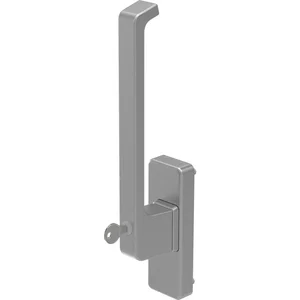 GU-966 Getriebe-Drehgriff DIRIGENT, sperrbar, Aussperrsicherung, silber, links