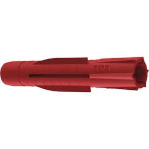 TOX-TRI-Allzweckdübel 10x 61 ohne Kappe Kunststoff rot