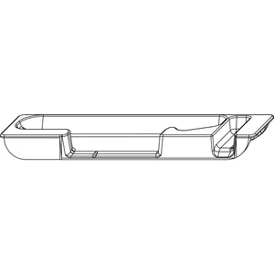 MACO Kippschließteil senkrecht, Falzluft 4 mm, Versatz 13 mm, links (358994)