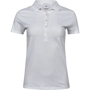 TEE JAYS Damen Polo-Shirt Stretch Type 145 weiß XXL