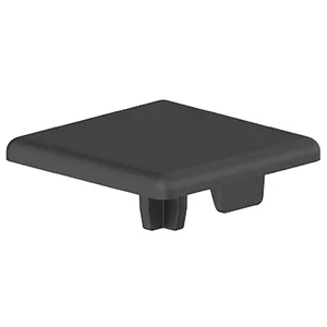 FATH Abdeckkappe für Profile 30 x 60 mm steckbar 2 Kreuze schwarz Nut 6