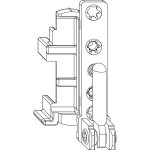 MACO Ecklager DT130 12/18 mm 130 kg silber rechts (52703)