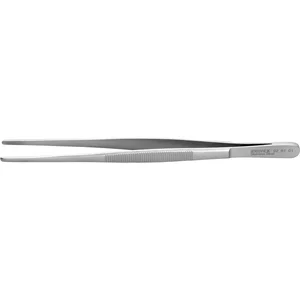 KNIPEX Universalpinzette, gerade, stumpf, 200 mm
