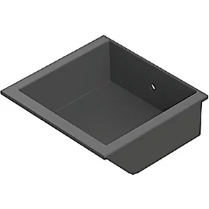 FATH Greifbehälter 110 x 105 x 40 mm schwarz Nut 8