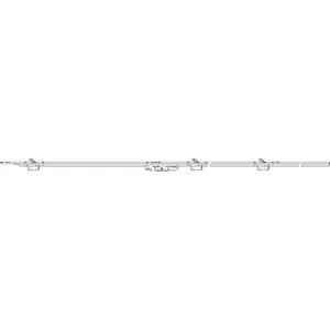 MACO HS Hakengetriebe PZ DM 37,5, FFH 2270-2860 mm, Alu silber eloxiert (224159)