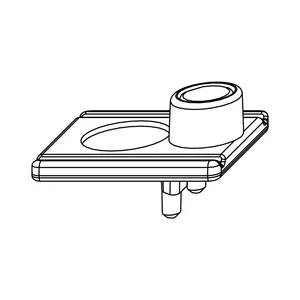 MACO-TRONIC Adapter mit Kontaktgeber, mit 2 Zapfen für Kippverschluss (200906)