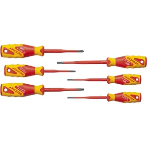 GEDORE VDE-Schraubendreher-Satz SlimDrive 2162-2172 PM-06 Schlitz/PH/SL 6-teilig