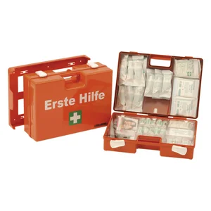 LEINA Erste-Hilfe Verbandkasten Kunststoff mit Aufdruck, Type II
