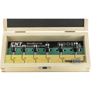 ENT Abrundfräserkassette HW 6-teilig in Holzkassette