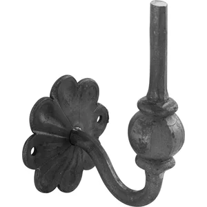 ARTEFERRO Handlaufträger mit Anschweißende und Zierknopf, Schmiedeeisen