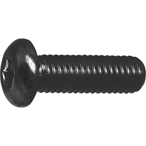 ISO7380-1 010.9 M 6x16 verzinkt schwarz Linsenschraube mit Innensechskant