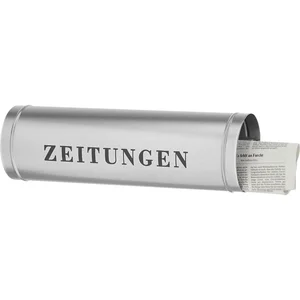 BURG Zeitungsbox FERROSTAR, Stahl verzinkt silberfärbig