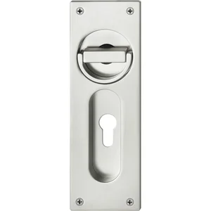FSB Klappringmuschelgriff 4205, PZ 72 mm, Aluminium silber eloxiert