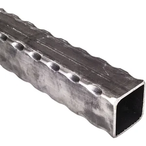 ARTEFERRO Rohr 30 x 30 x 2,5, Länge 3000 mm, Schmiedeeisen gehämmert