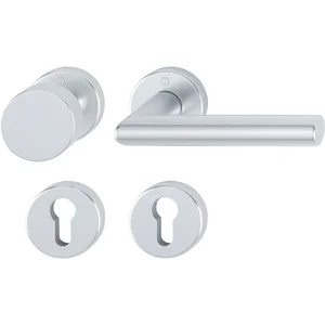 HOPPE Wechselgarnitur STOCKHOLM auf Rosette, Aluminium silber eloxiert