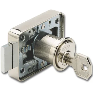 SECOTEC Anschlagschloss MZ23/25mm vernickelt SB-1