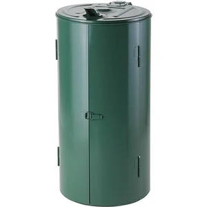 Wertstoffsammler rund 120 Liter grün