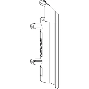 MACO Schmutzabdeckung Ecklagerband PVC, titan (209669)