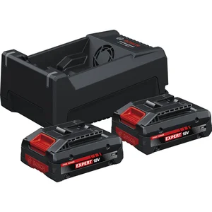 BOSCH Akku-Starterkit EXBA 18 Volt / 2 x 4,0 Ah Akku u Ladegerät GAL12V/18V-80