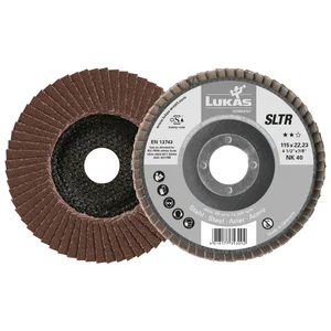LUKAS Schleiflamellenteller SLTR Normalkorund ø 125 mm Korn 60