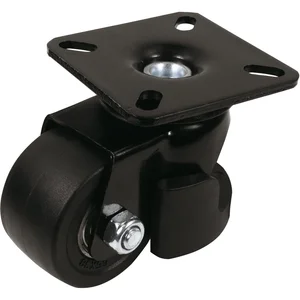 DÖRNER + HELMER Schwerlast-Heberolle mit Polyamidrad Platte 65 mm 300 kg