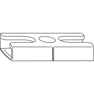 WINKHAUS Schließblech SBA.H.9-18, Standard, Eurofalz 12/18-9V, Zink silber