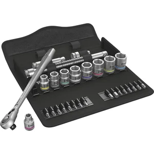 WERA Steckschlüssel-Satz Zyklop Metall 3/8" mit Umschaltknarre 29-teilig