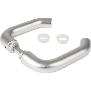 Drückerpaar 3006D, Vierkant 8 mm, Stiftlänge 60 mm, Aluminium silberfärbig