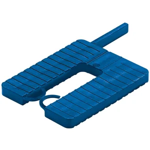 ROTO Euroklick Distanzplatte mit Sperrhaken & Montagehilfe 65 x 52.5 x 2 blau