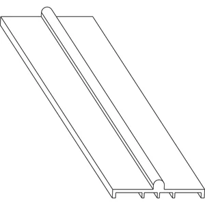 MACO HS Laufschiene unten flach, H=5 mm, silber, L=3500 mm (N20214)