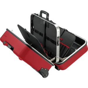 KNIPEX Werkzeugkoffer BIG Twin-Move RED leer 989915LE, 520x290x435 mm, ABS rot