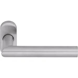 OGRO Drückerlochteil PREMIUM 8906 FS/6620 - mit Rosette, Edelstahl matt