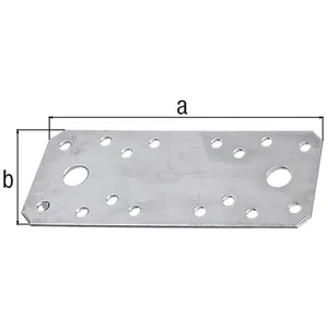 GAH Flachverbinder 3.0x90x190mm Stahl sendzimirverzinkt mit CE-Kennzeichnung