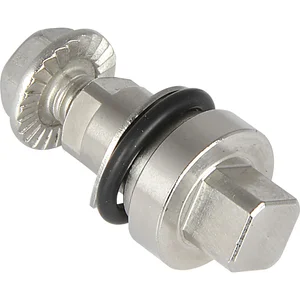 Einsatz für Blechmontagezylinder Vierkant 8mm, Länge 25mm, Edelstahl