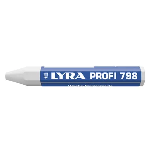 LYRA Wachskreide 798 Sechskantform weiß Inhalt 12 Stück