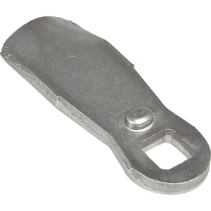 Sperrnase gerade für Blechmontagezylinder, 45 x 19 mm, Maß H 18 mm, Edelstahl